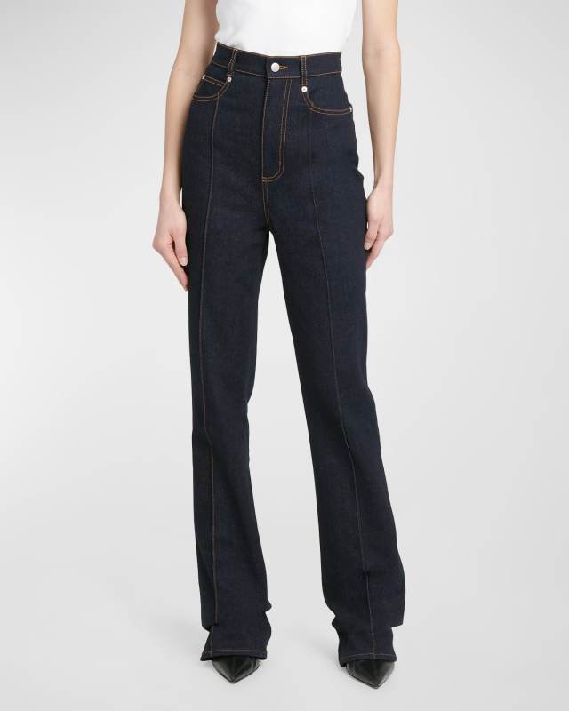 Bootcut Denim Trousers