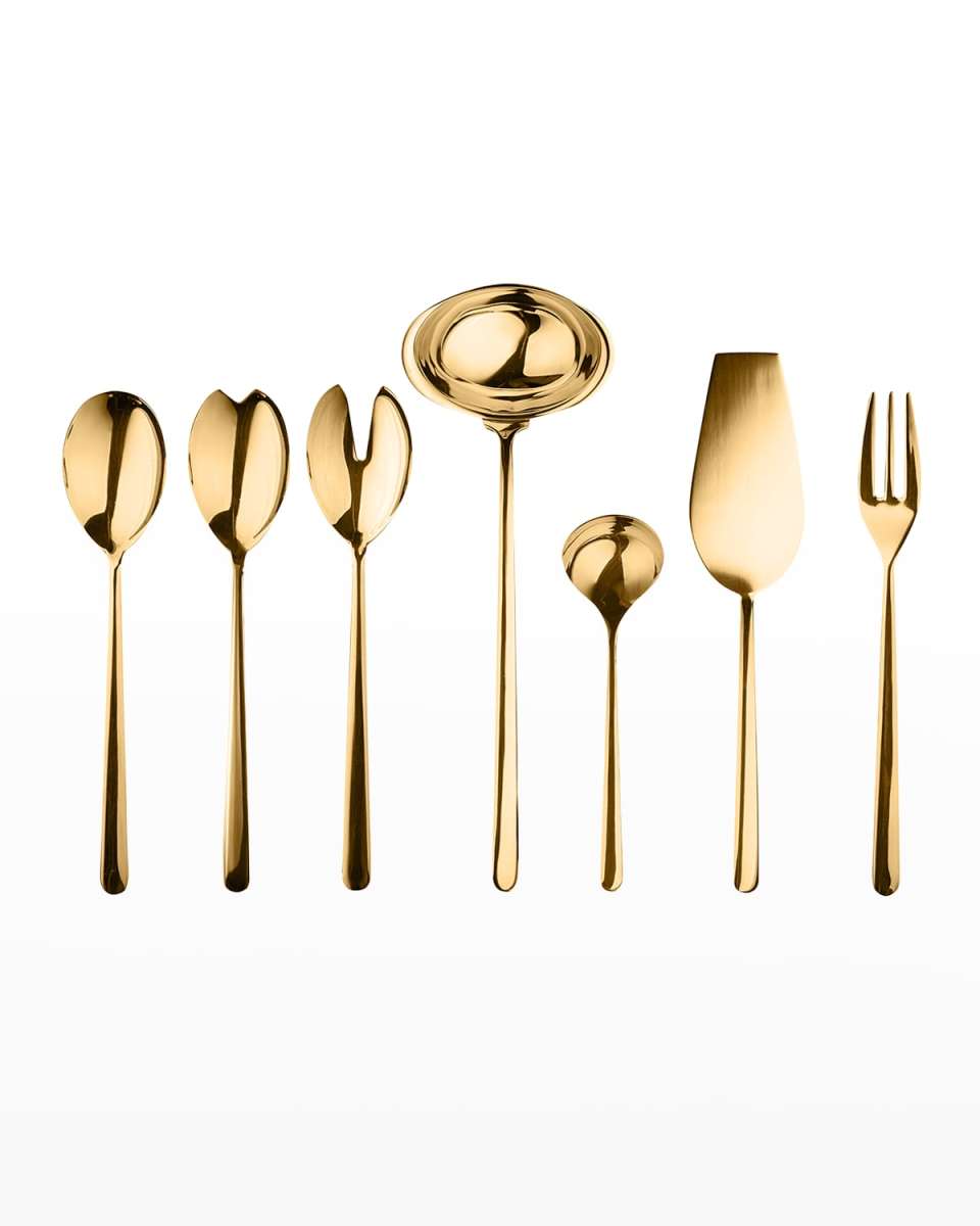 Linea Oro 7-Piece Full Serving Set