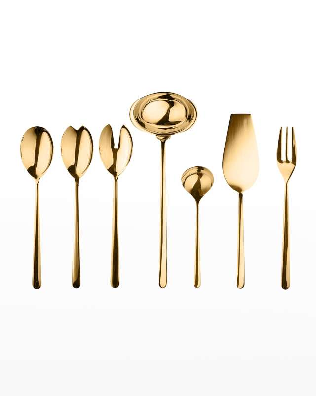 Linea Oro 7-Piece Full Serving Set