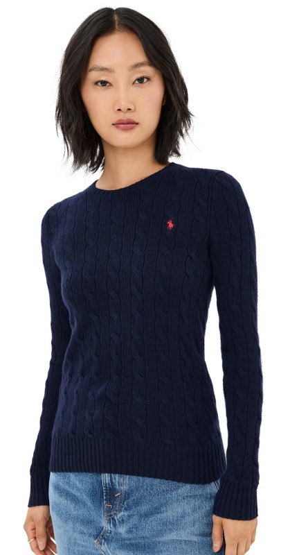 Polo Ralph Lauren Julianna Long Sleeve Pullover Hunter Navy