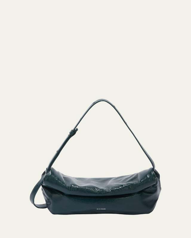 Rollup Small Calfskin Crossbody Bag