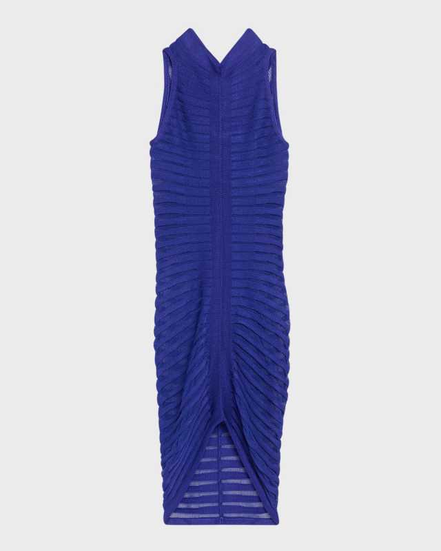 Skeleton Sheer Midi Dress