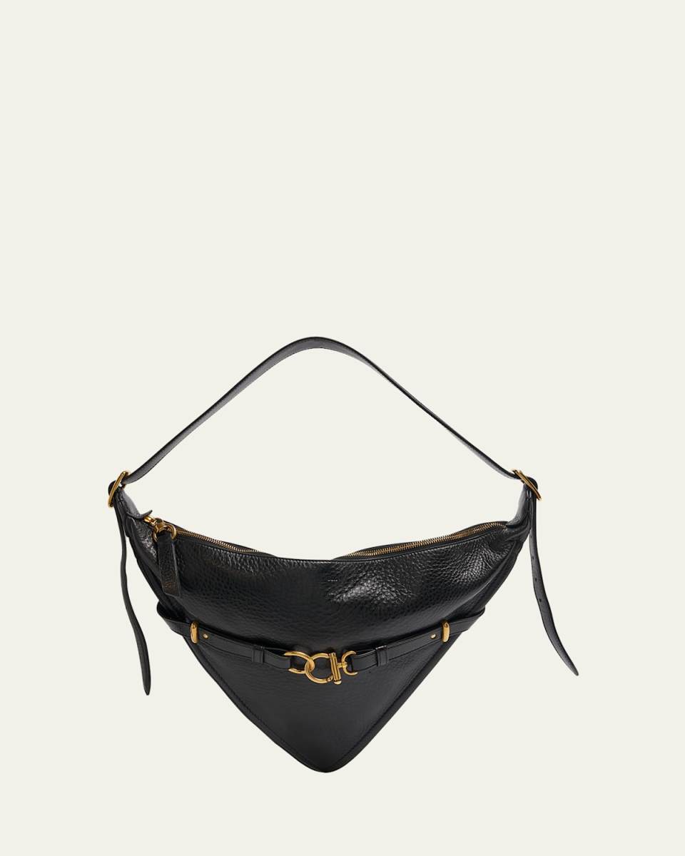 Cape Shoulder Bag in Grained Calfskin