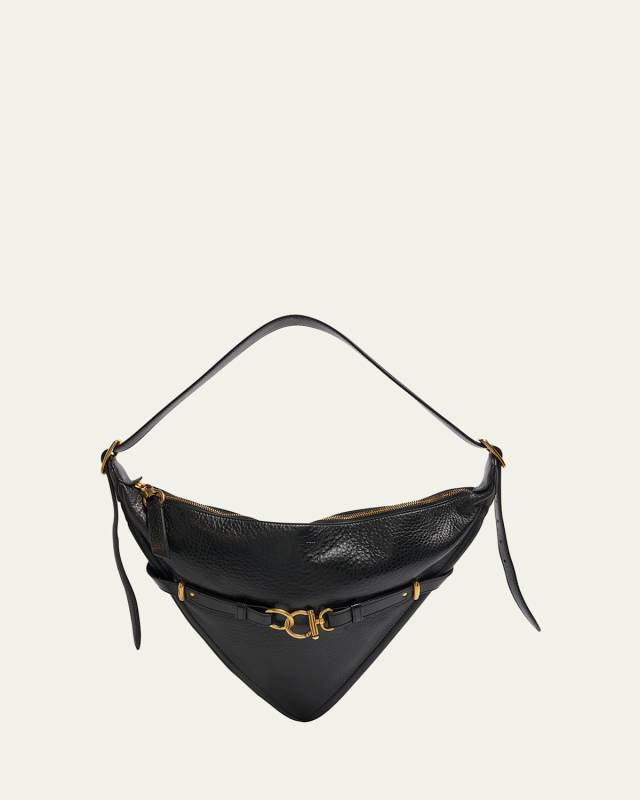 Cape Shoulder Bag in Grained Calfskin