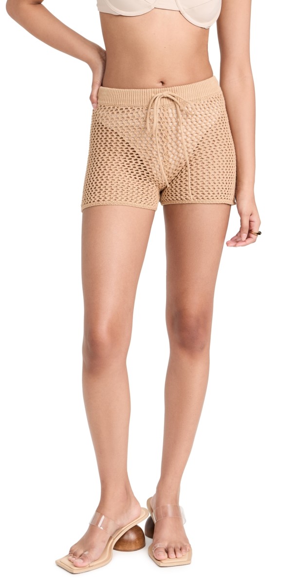 STAUD Savoca Shorts Natural