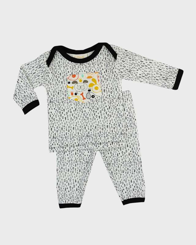 Boy's Paw Time Two-Piece Pajama Set, Size Newborn-