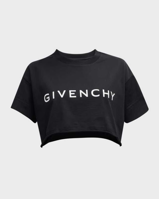 Logo Short-Sleeve Crop T-Shirt
