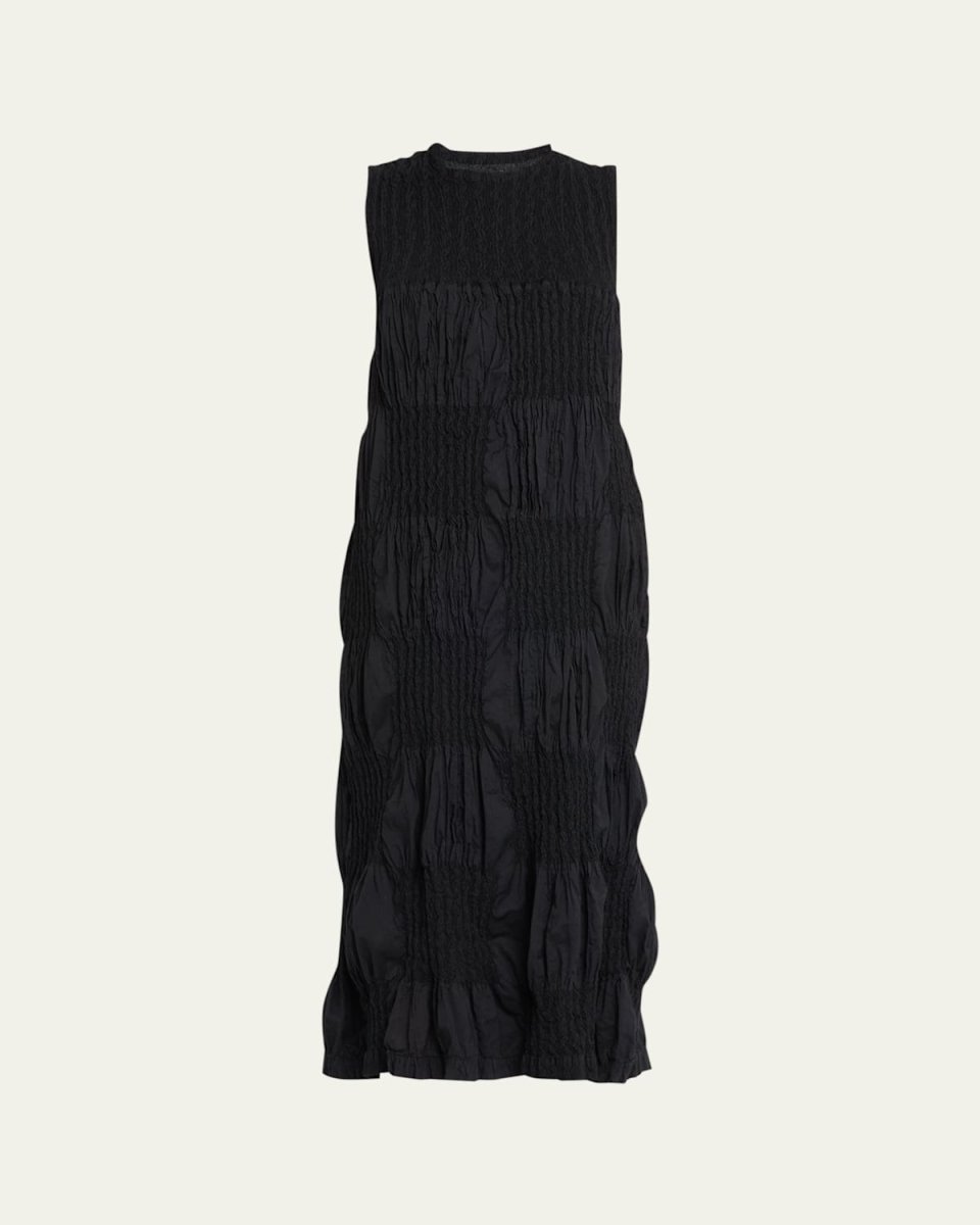 Wrinkled Blocks Dress