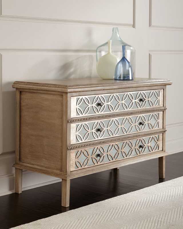 Cicley Carved 3-Drawer Chest