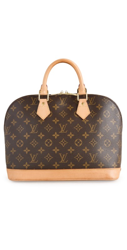 What Goes Around Comes Around Lv Monogram Ab Alma Pm Bag Brown