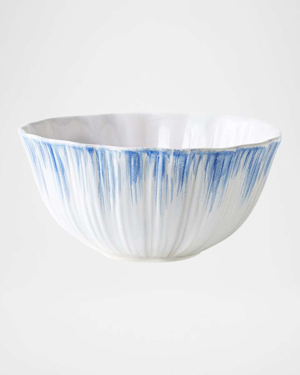 Bari Blue and White Serving Bowl