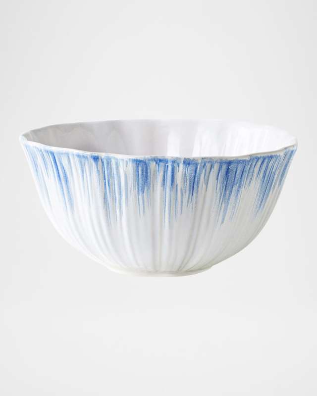 Bari Blue and White Serving Bowl