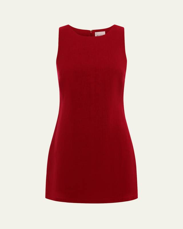 Ellen Linen Mini Shift Dress