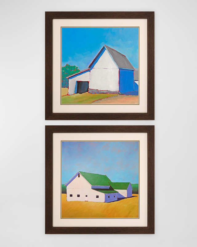 "Homestead Barn II" Giclees, Set of 2