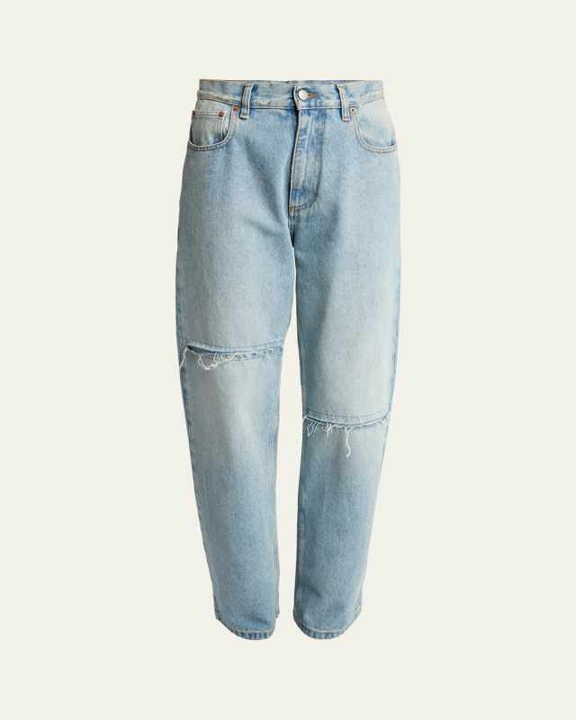Distressed 5-Pocket Jeans