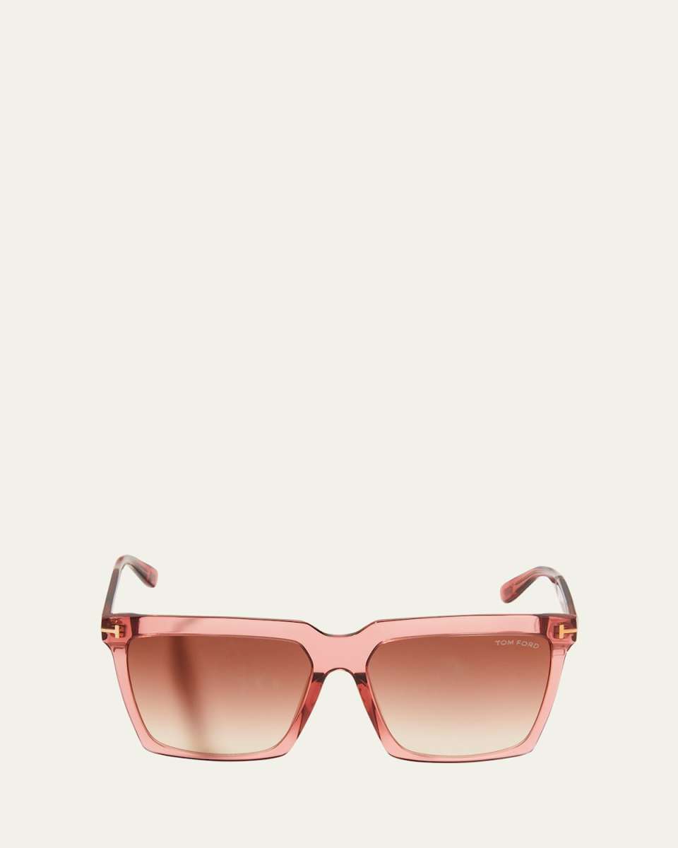 Gradient Square Acetate Sunglasses