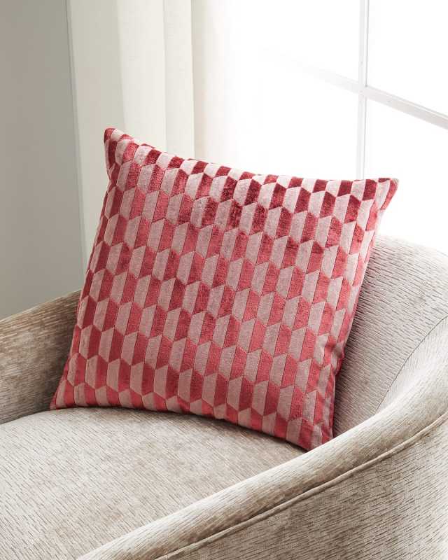 Dockery Raspberry Pillow