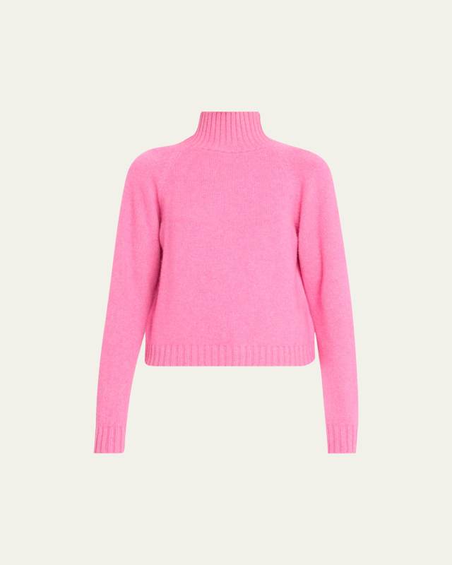 High-Neck Cashmere Sweater