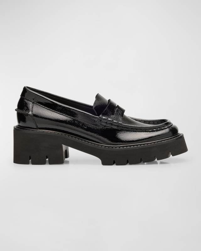 Tady Leather Penny Loafers