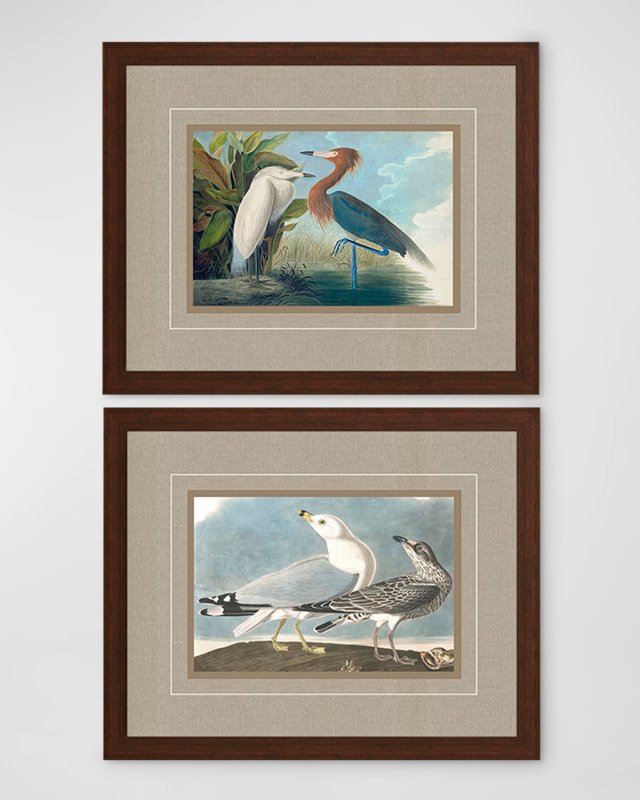 "Audubon II" Giclees, Set of 2