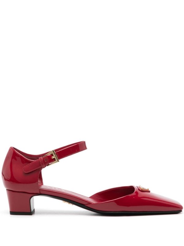 35mm patent leather pumps