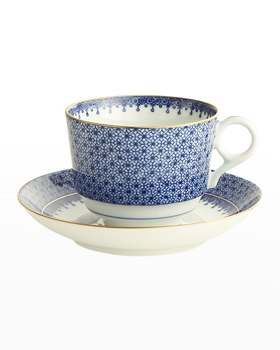 Blue Lace Teacup & Saucer