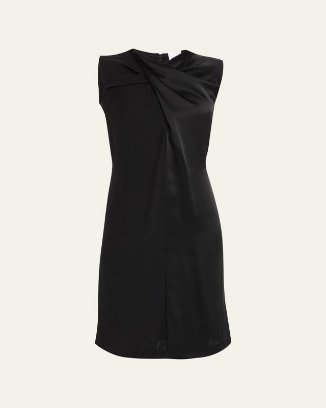 Anais Twist-Front Shift Dress