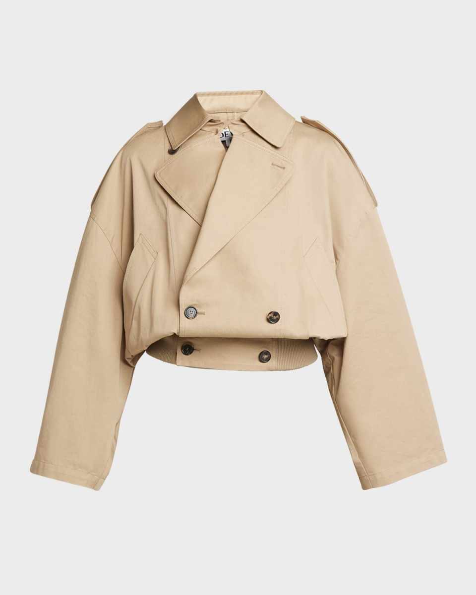 Cropped Trench Jacket