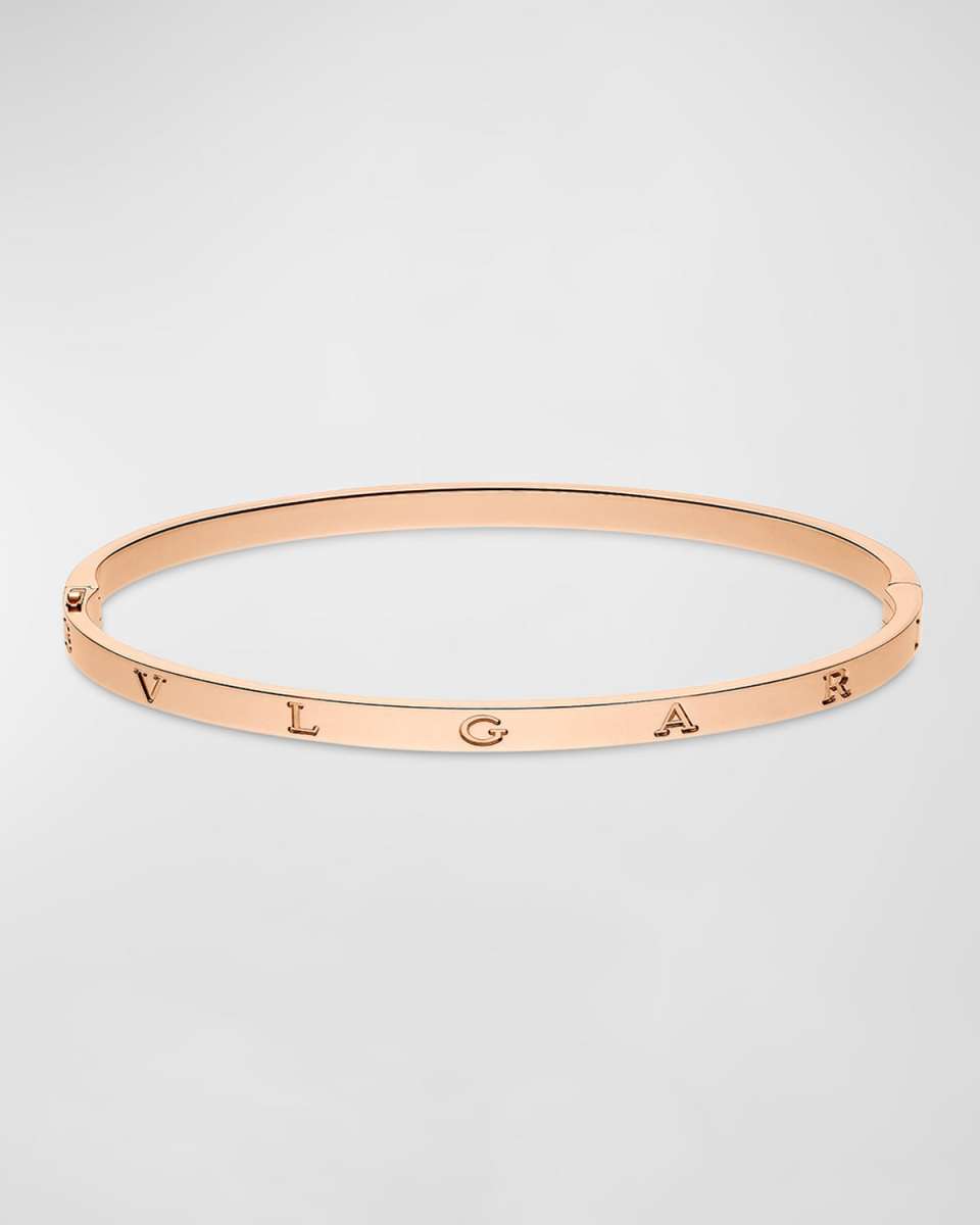 BVLGARI BVLGARI 18K Pink Gold Plain Bangl