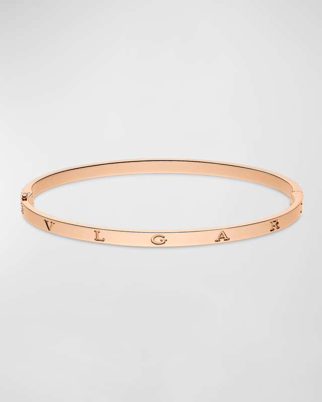 BVLGARI BVLGARI 18K Pink Gold Plain Bangl