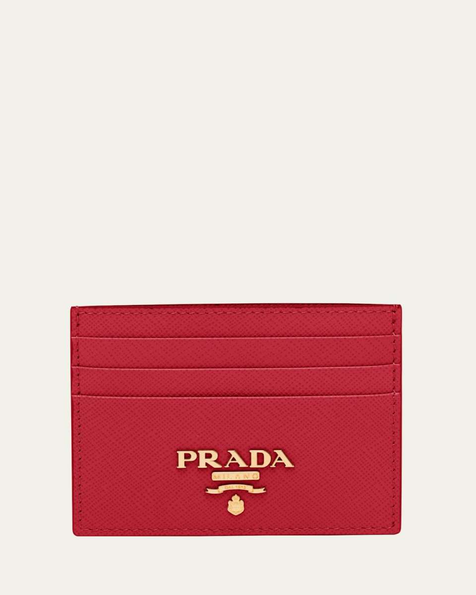 Saffiano Leather Card Case