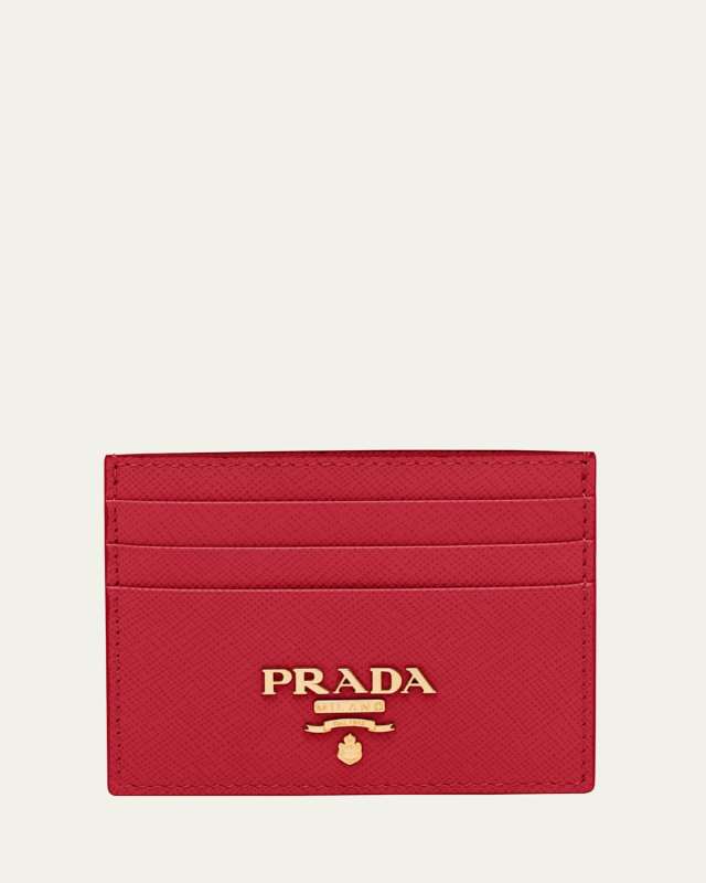 Saffiano Leather Card Case