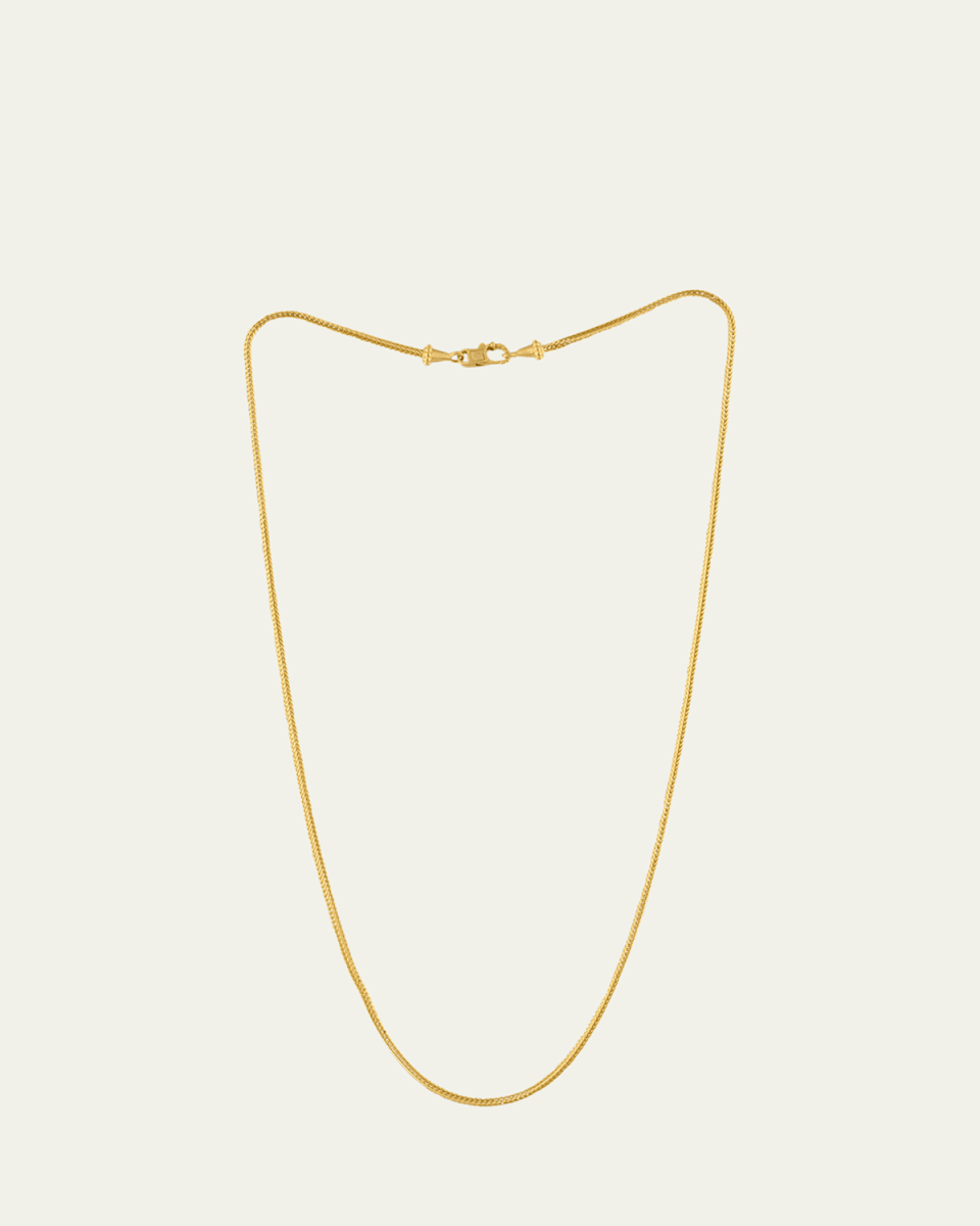 Duo Loop In Loop Necklace with Fibula Clasp