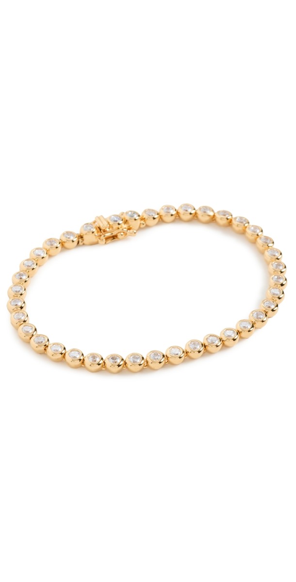 Missoma Tennis Rounded Bracelet Gold
