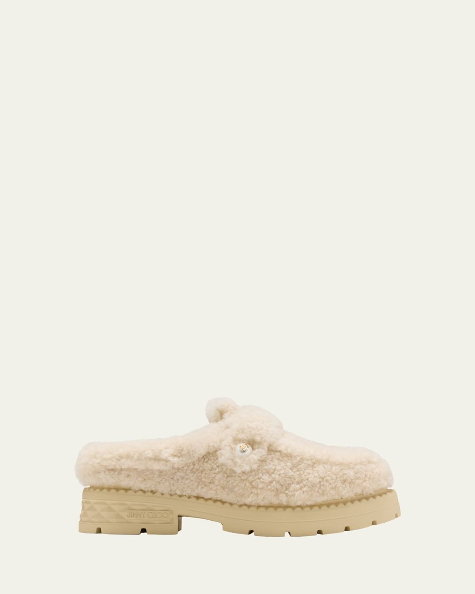 Shea Shearling Loafer Mules