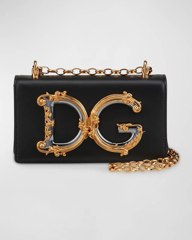 Barocco Leather Shoulder Bag