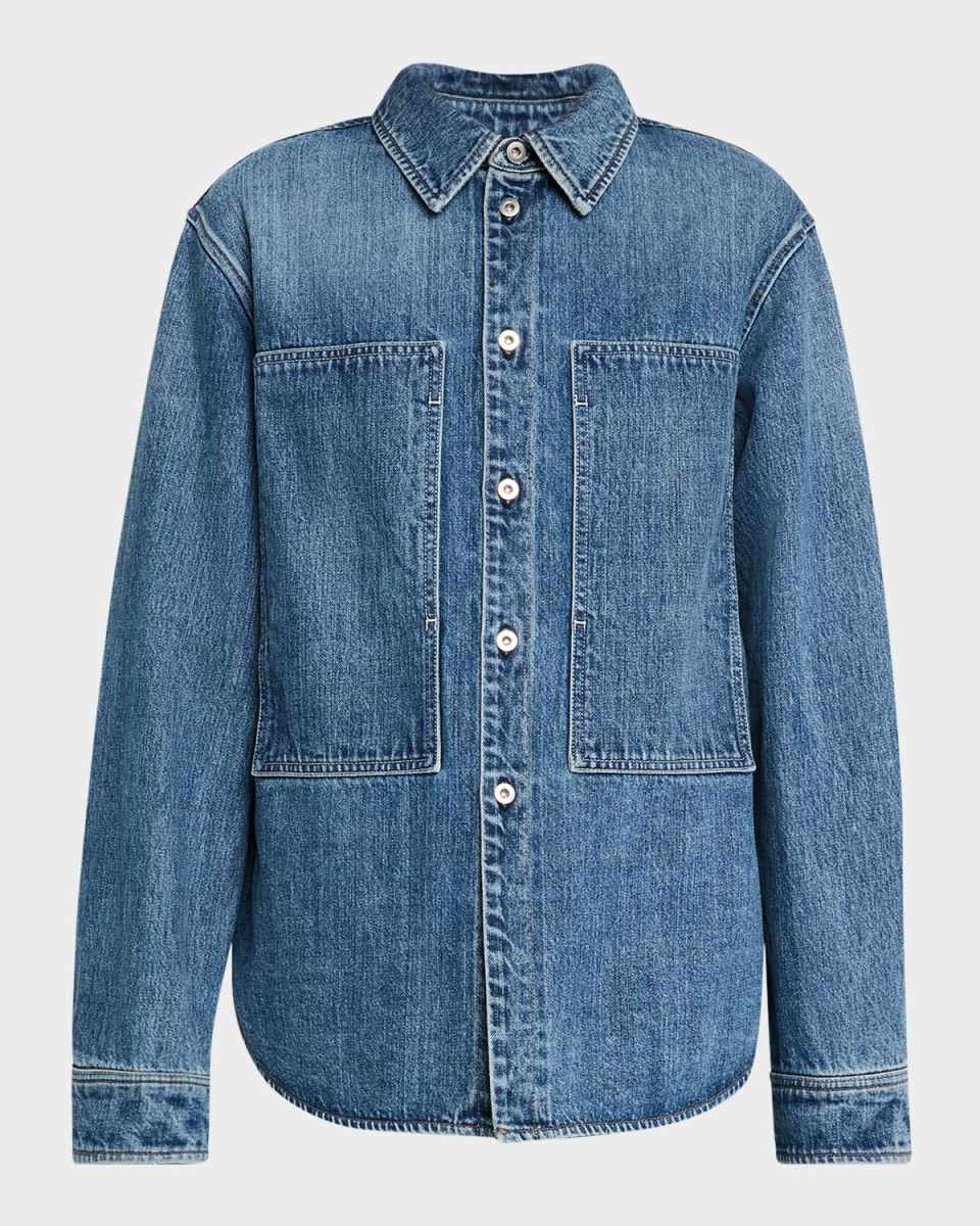 Denim Button-Down Shirt