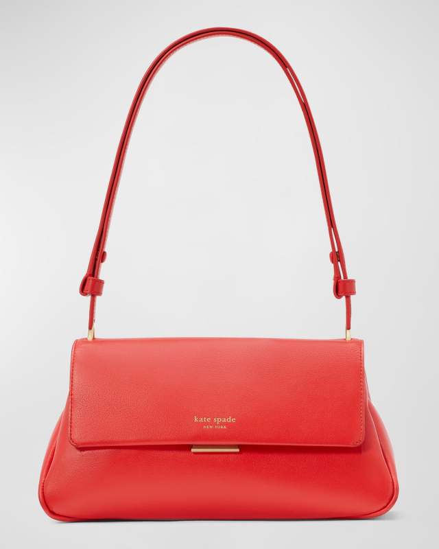 grace flap leather shoulder bag