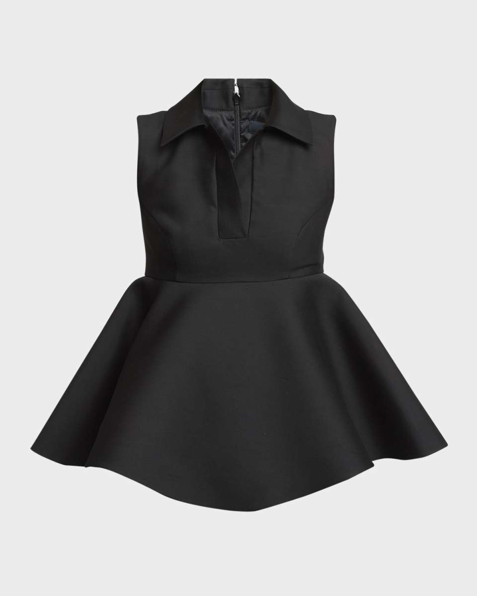 Spalla Peplum Wool Top