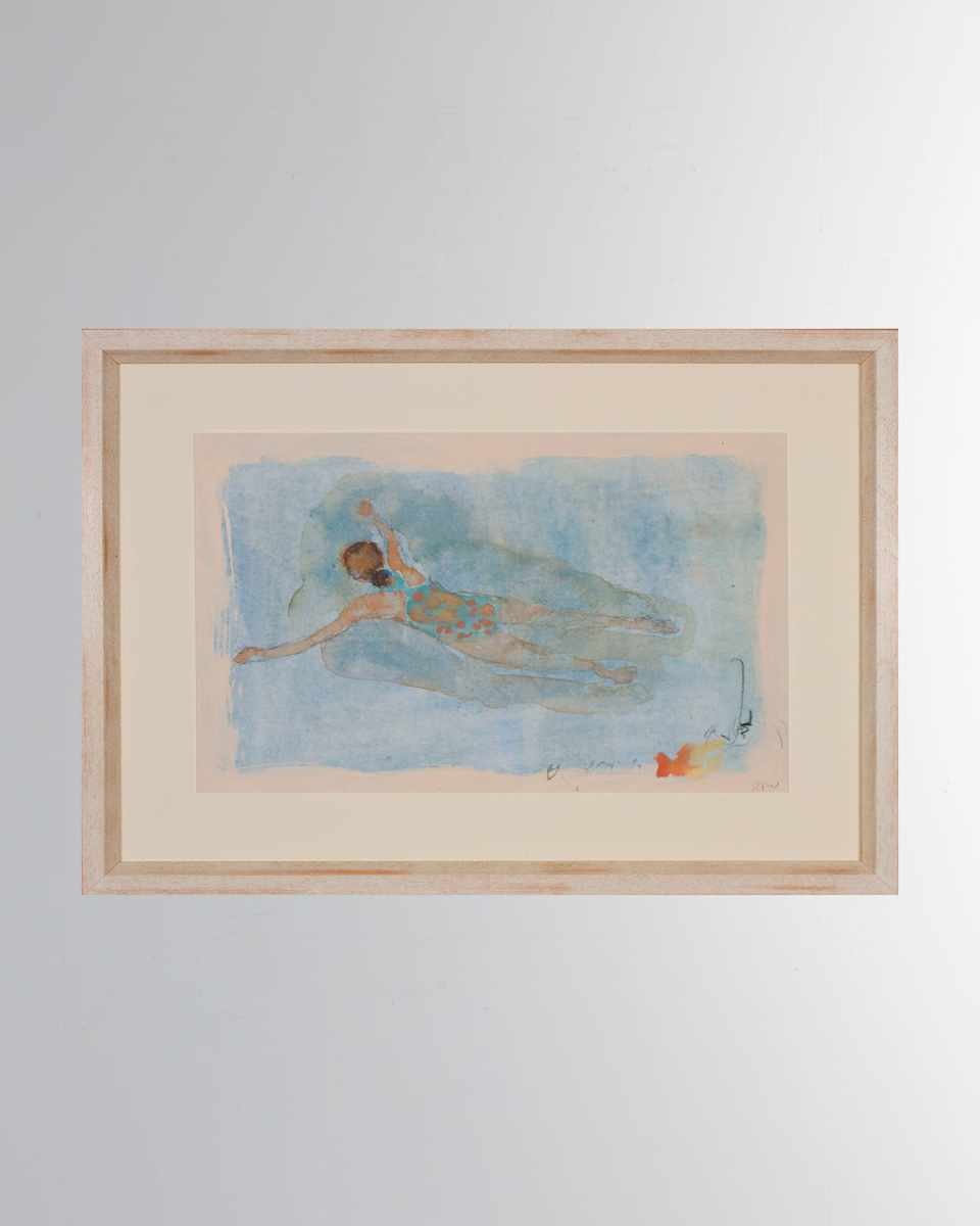 "Swimming- Glide" Giclee Wall Art