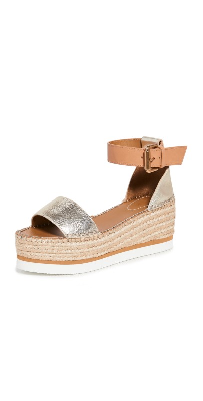 See by Chloé Glyn Espadrilles Light Gold