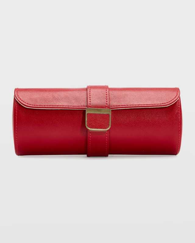 Palermo Double Watch Roll & Jewelry Pouch
