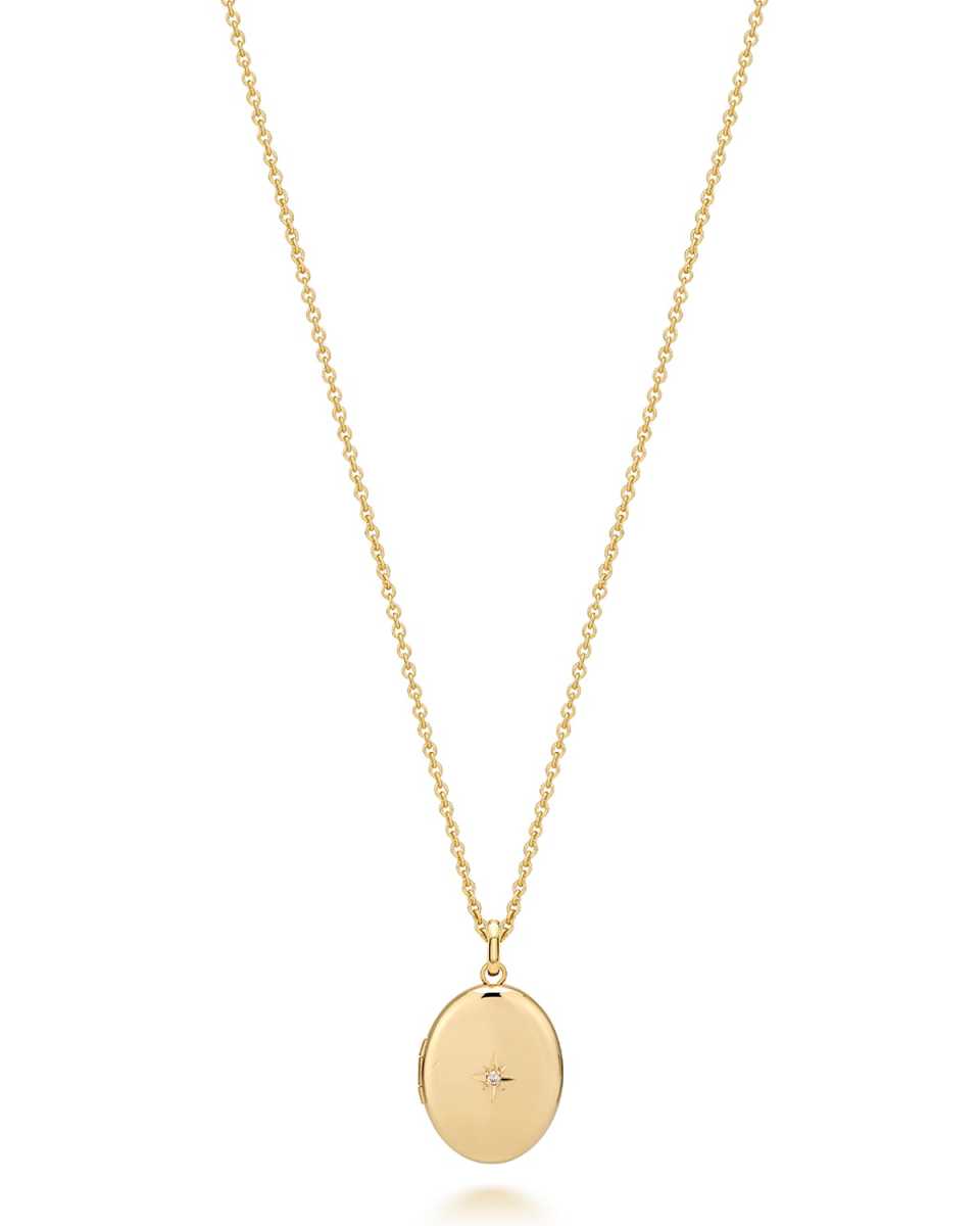 1-Diamond Locket Necklace