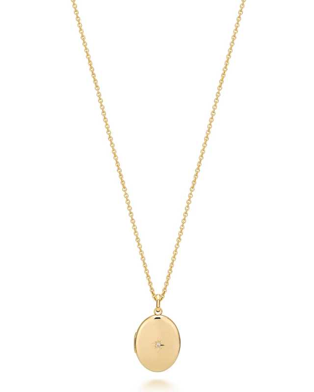 1-Diamond Locket Necklace