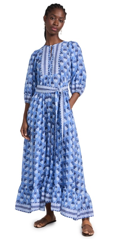 Marea House Dress Indian Flower
