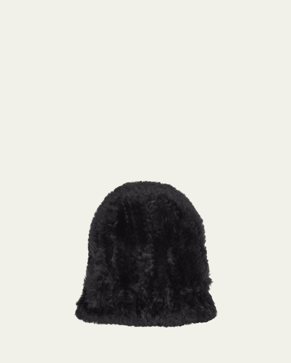 Dyed Sheep Shearling Beanie
