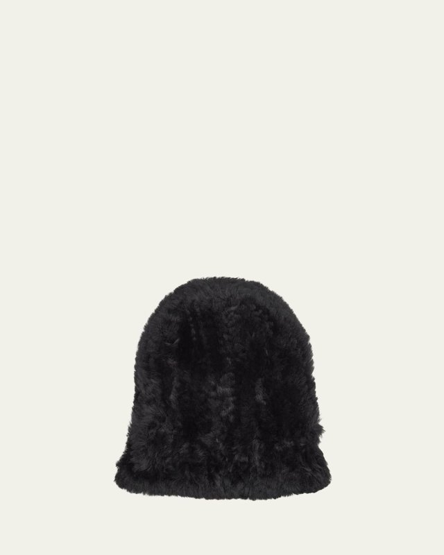 Dyed Sheep Shearling Beanie