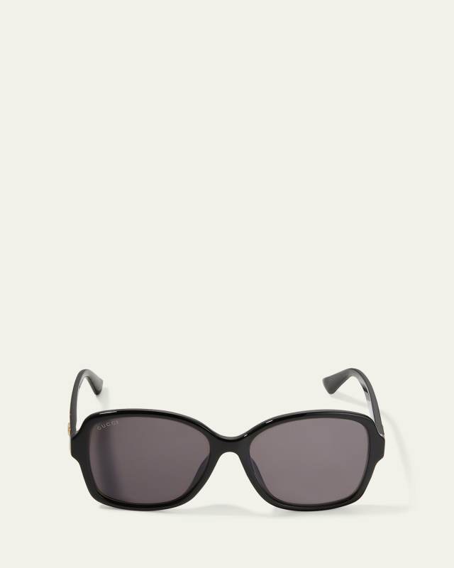 Square Monochromatic Sunglasses