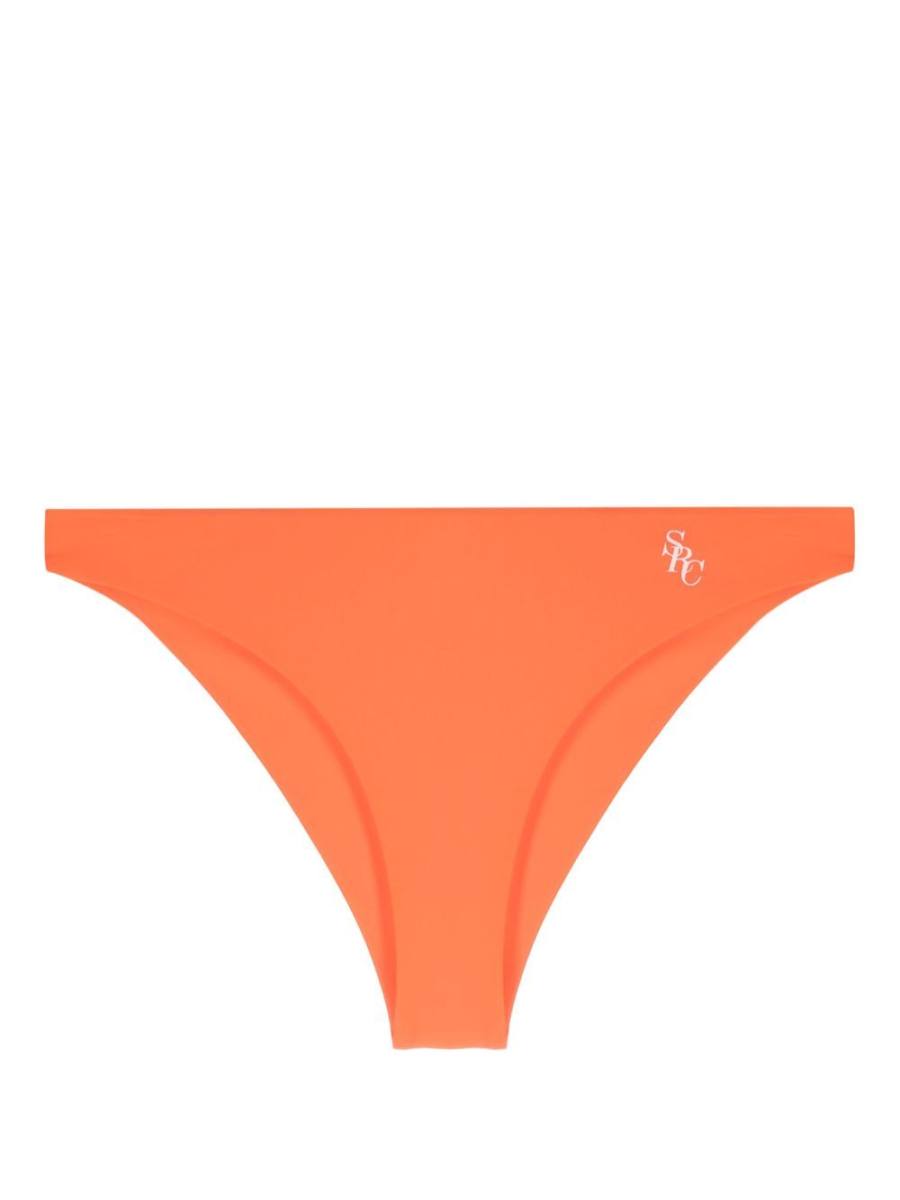 Romy logo-print bikini bottoms