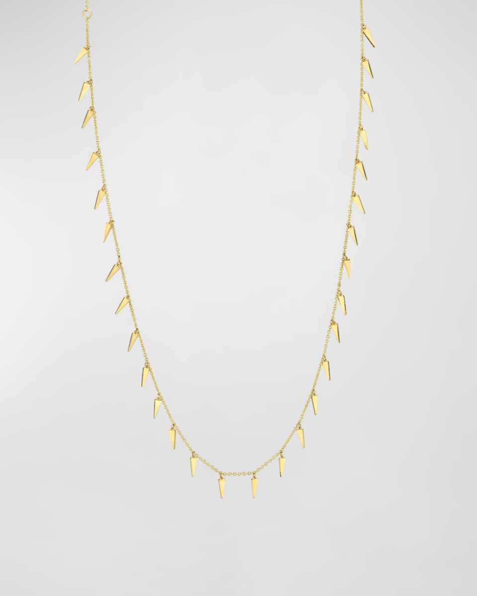 14k Pure Small Fringe Necklace
